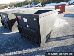 2 Cu Yard Trash Hopper For Skid Steer