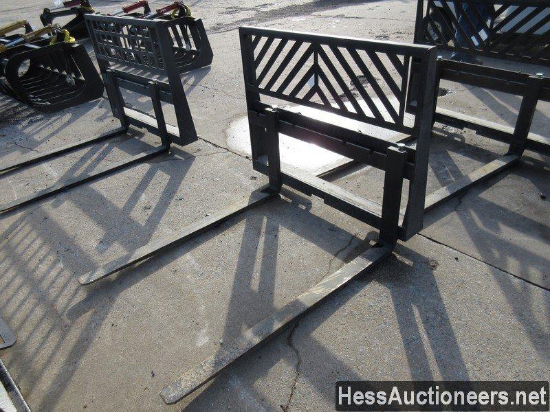 Mid-state 48 Inch Fork Set For Skid Steer