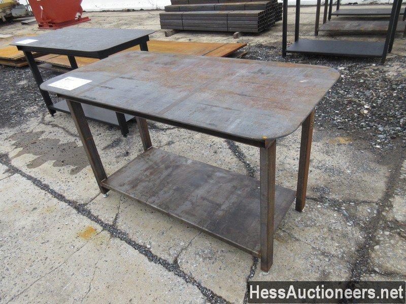 Welding Shop Table With Shelf