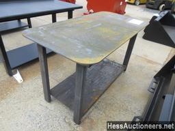 30X57 WELDING SHOP TABLE WITH SHELF