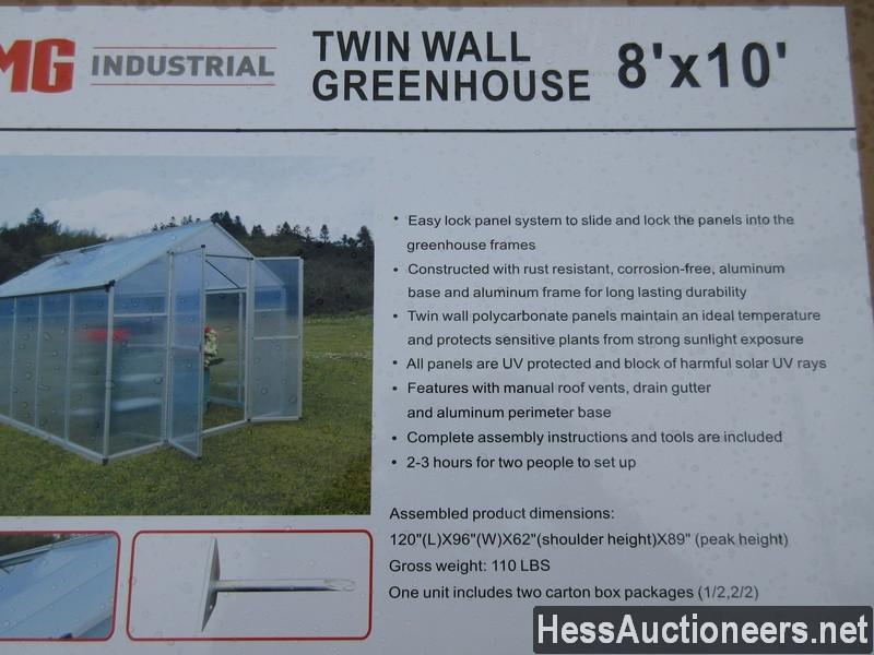 8' TWIN WALL GREEN HOUSE