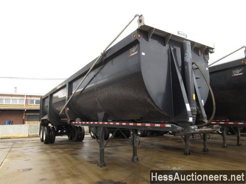 2013 MANAC 40' FRAMELESS HARDOX DUMP END TRAILER