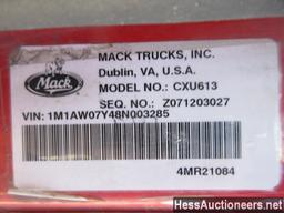 2008 MACK CXU613 T/A DAYCAB