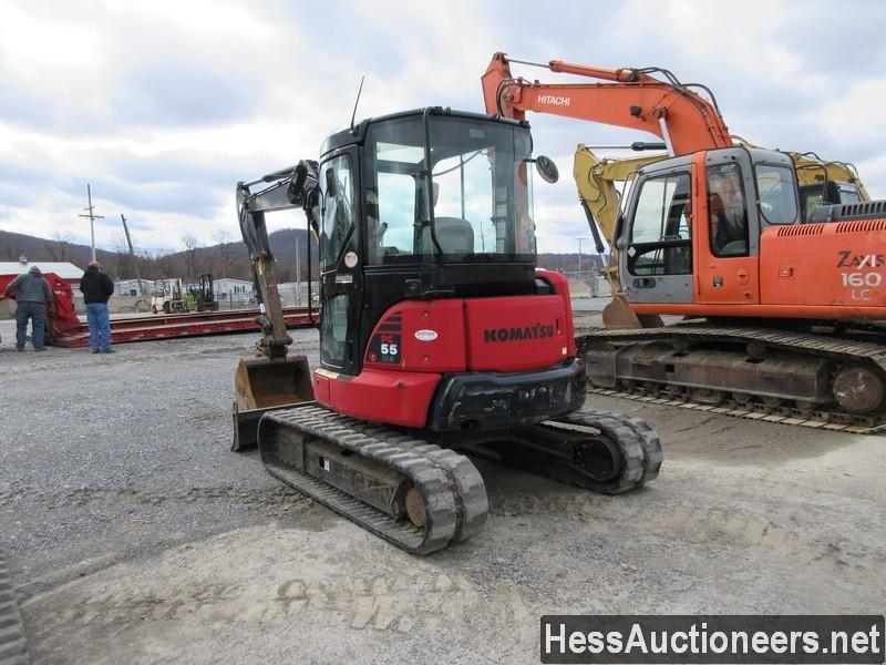 2010 KOMATSU PC55MR-3 MINI EXCAVATOR