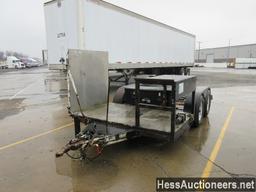 2011 NILFISK ADVANCE TR5000 10' TAG ALONG TRAILER