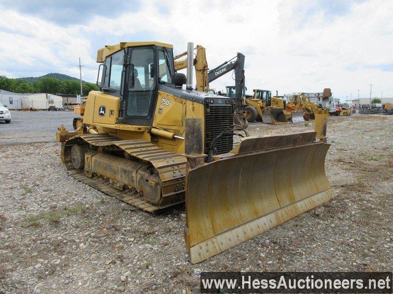 2007 JOHN DEERE 750J LGP DOZER, JOHN DEERE ENGINE, 6.8 L, V6, 6068H/155 HP,