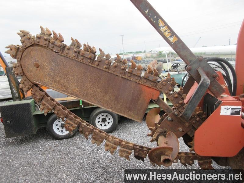 DITCH WITCH 4500 TRENCHER, 4 CYL, 56.3 HP, 1 DIESEL TANK, 16 GAL, 31 X 15.5