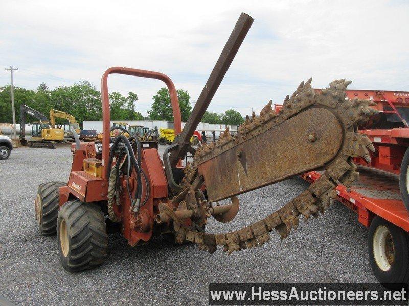 DITCH WITCH 4500 TRENCHER, 4 CYL, 56.3 HP, 1 DIESEL TANK, 16 GAL, 31 X 15.5