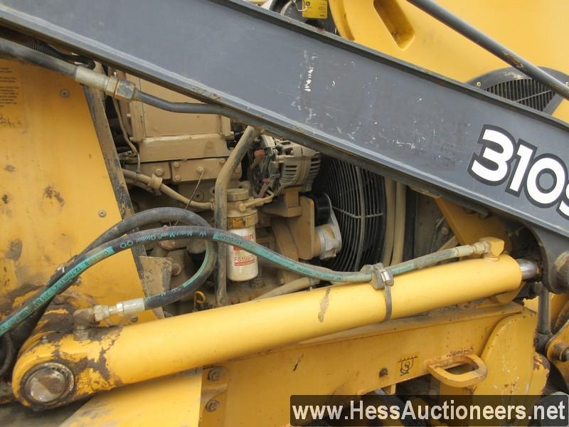 2011 JOHN DEERE 310SJ BACKHOE, JOHN DEERE 4045HT 4 CYL 92HP ENG, 8729 HRS,