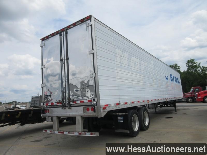 2007 GREAT DANE 53â€™ X 102&#34; REEFER UNIT, 68000 GVW, AIR RIDE SUSP, 24.5 ON ALUM WHEELS, CARRIER