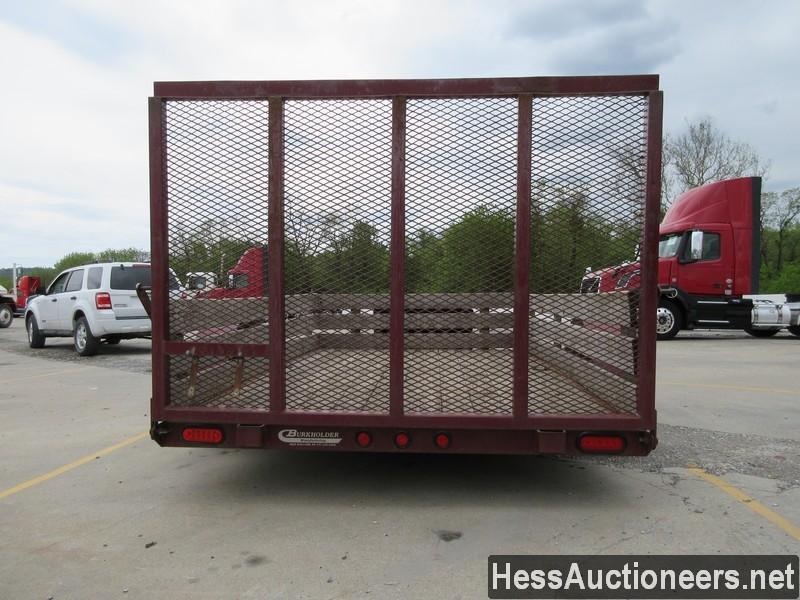 2013 BURKHOLDER 14â€™ X 94&quot; TAG ALONG TRAILER, 3000 GVW, SA, 205/75R14 ON STEEL WHEELS, APITONG