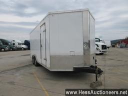 2018 DISCOVERY CARGO ENCLOSED TRAILER, TITLE DELAY, 8500 GVW, TANDEM, SPRING SUSP, 225/75R15 ON STEE