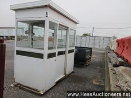 GUARD SHACK, MOBILE, 4â€™ W X 8â€™ L, STOCK # 51886