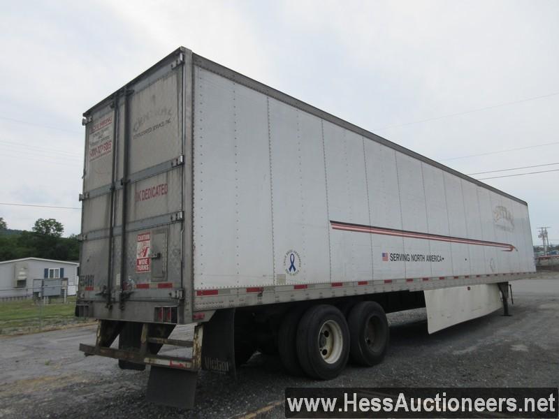 2007 UTILITY 53â€™ X 102&#34; REEFER TRAILER, 65000 GVW, TANDEM, AIR RIDE SUSP, 295/75R22.5 ON STEEL