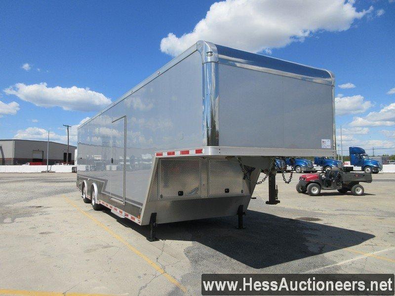 2018 INTEC ENCLOSED GOOSENECK 36â€™ L X 102&#34; W X 10â€™6&#34; H TRAILER, 14000 GVW, DEXTER AXLES,