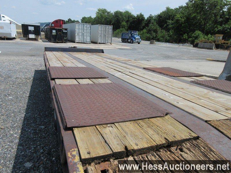 1987 WHERLEY TAG ALONG 30' X 99&#34;  TRAILER, 60000 GVW, T/A, SPRING SUSP, 8.25R15 ON SPOKE WHEELS,