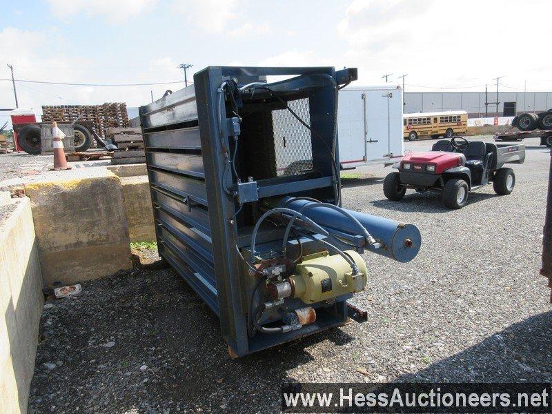 1998 JV CRAM-A-LOT DBR-60-LU BALER, ELECTRIC, 37&quot; W X 75&quot; L X 11' H, CRACKED CYLINDER AND 