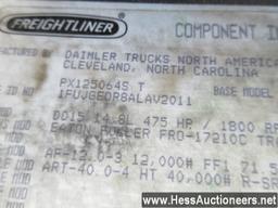 2010 Freightliner Cascadia T/a Daycab, Hess Report In Photos, 565174 Miles
