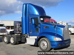 2013 KENWORTH T660 T/A DAYCAB, 819561 MILES ON ODO, ECM 817970, 48000 GVW,