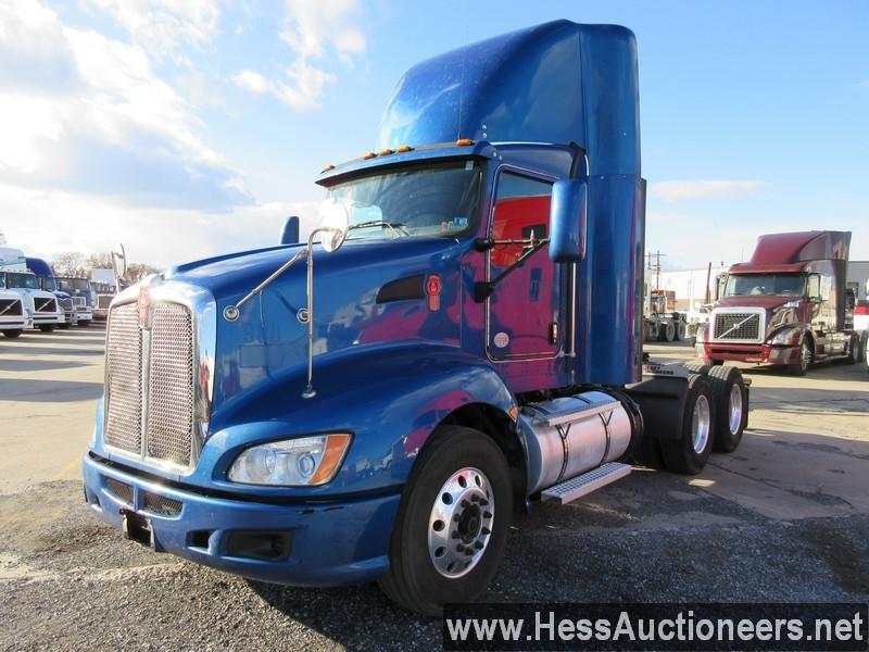 2013 KENWORTH T660 T/A DAYCAB, 819561 MILES ON ODO, ECM 817970, 48000 GVW,