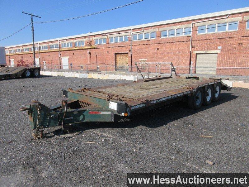 1987 zimmerman 3fb210e 22' tag trailer, no title, 29&quot; deck h, 17'2&quo