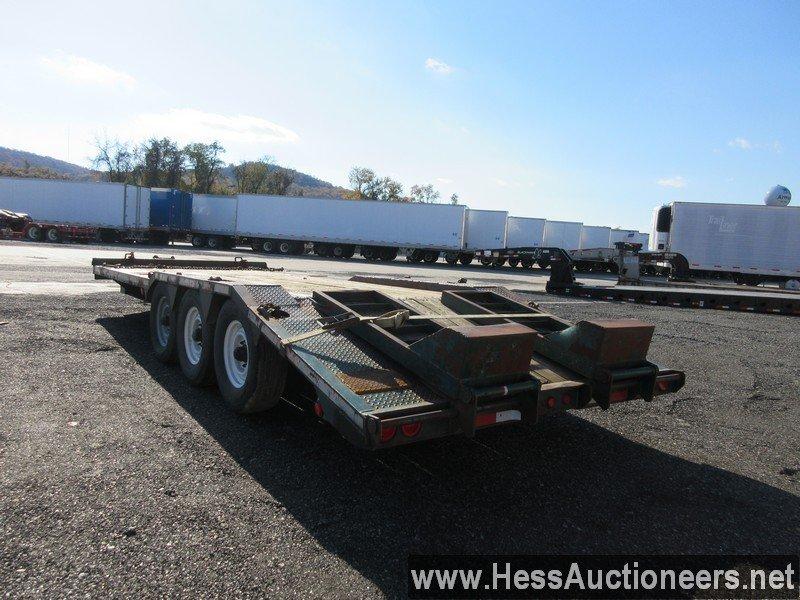 1987 zimmerman 3fb210e 22' tag trailer, no title, 29&quot; deck h, 17'2&quo