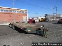 1987 zimmerman 3fb210e 22' tag trailer, no title, 29&quot; deck h, 17'2&quo