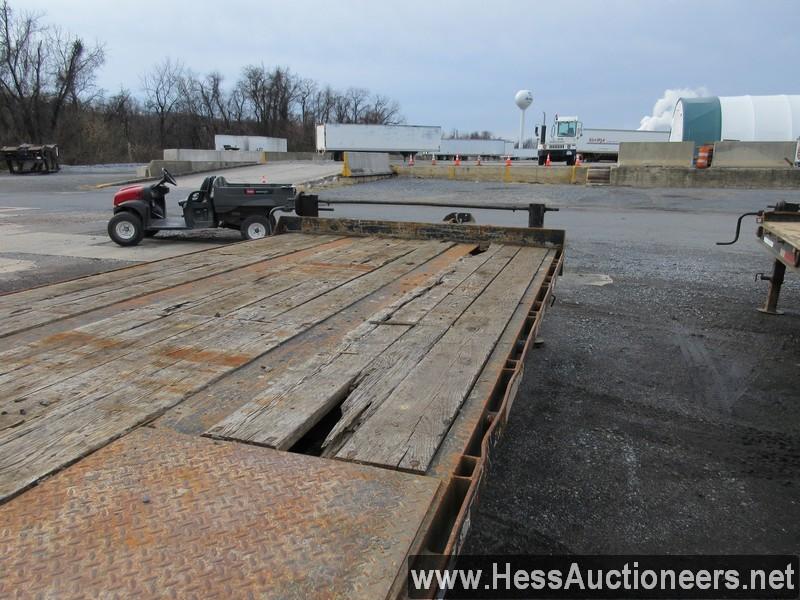 1992 BAME 27' FLATBED TAG TRAILER