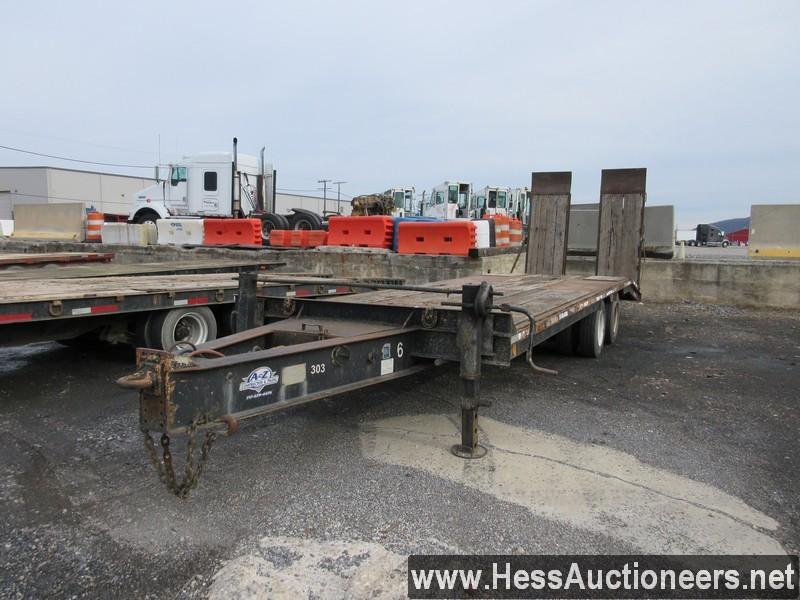 1992 BAME 27' FLATBED TAG TRAILER