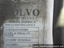 2016 VOLVO VNL T/A DAYCAB, HESS REPORT IN PHOTOS, 715858 MILES ON ODO, ECM