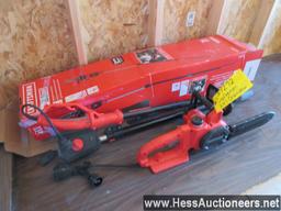CRAFTSMAN 2 IN 1 CHAINSAW, 8 AMP, ELECTRIC, 10&quot; BLADE, 15' REACH, STOC