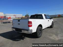 2006 FORD F150 4X4 PICK UP TRUCK,  NONRUNNER, 7200 GVW, FORD TR