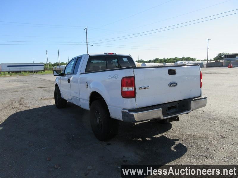 2006 FORD F150 4X4 PICK UP TRUCK,  NONRUNNER, 7200 GVW, FORD TR