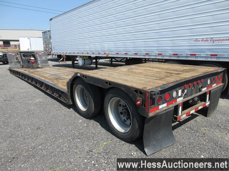 1995 TALBERT 35 TON LOWBOY TRAILER, 80000 GVW, T/A, AIR RIDE SUSP, 255/70R2