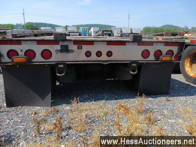 2009 FONTAINE LXT40N STRETCH LOWBOY TRAILER, GVW 76798, T/A, AIR SUSP, 255/