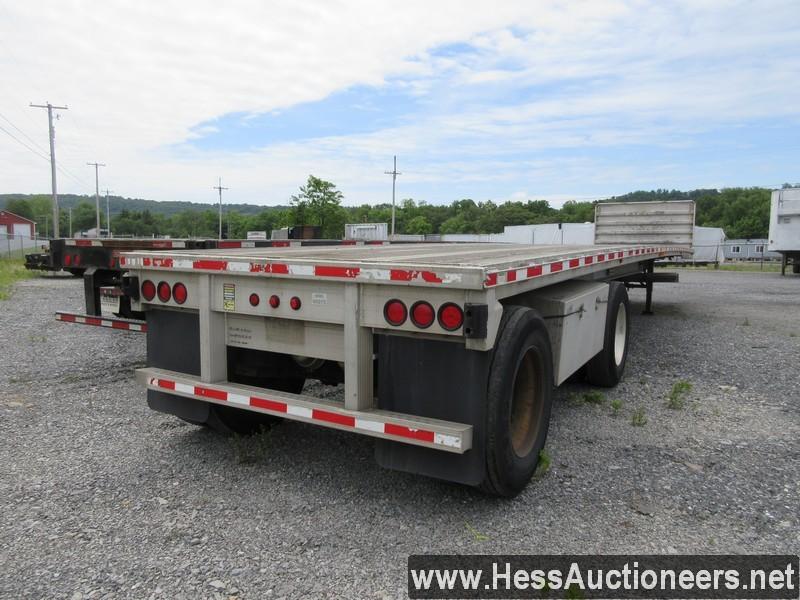 2007 EAST 48' X 102&quot; FLATBED, SPREAD AXLE, AIR SUSP, 11R24.5 ON ALUM W