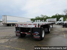 2012 UTILITY 48' X 102&#34; FLATBED TRAILER, SPREAD AXLE, AIR RIDE SUSP, LP