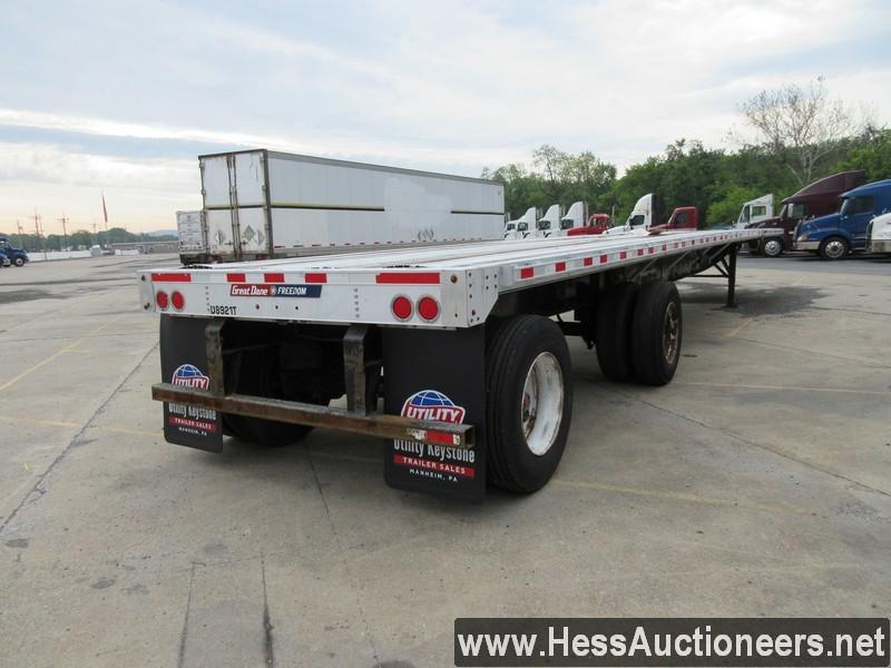 2013 GREAT DANE 48' X 102&quot; FLATBED TRAILER, NO VIN PLATE, SPREAD AXLE,