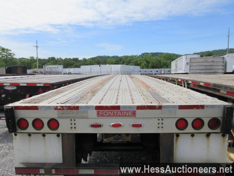 2007 FONTAINE 48' X 102&quot; COMBO FLATBED, 70543 GVW, SPREAD AXLE, AIR SU