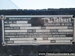 1995 TALBERT 35 TON LOWBOY TRAILER, 80000 GVW, T/A, AIR RIDE SUSP, 255/70R2