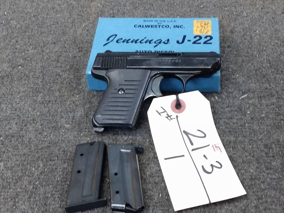 Jennings Model J-22 .22 Semi Auto Pistol With Extra Magazine