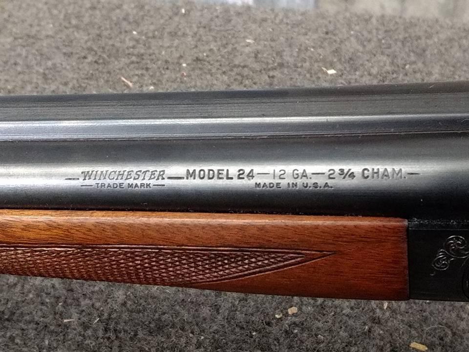 Winchester Model 24 Double Barrel 12ga mfg in 1952