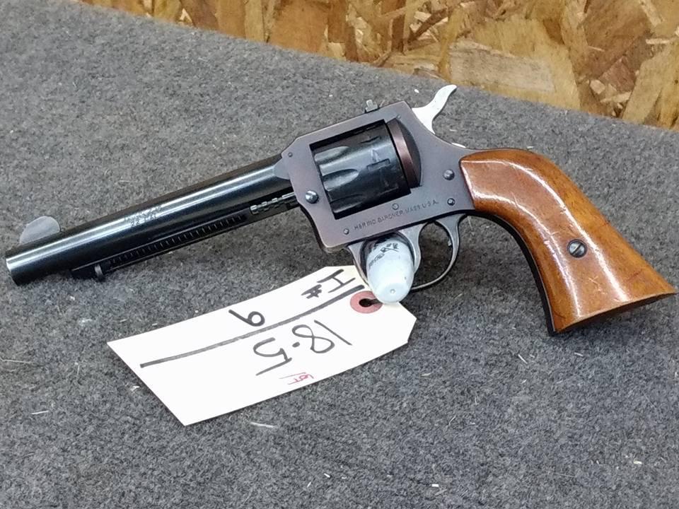 H&R Model 949 9 Shot .22 Double Action Revolver 5 1/2" Barrel Has Seen Little Use