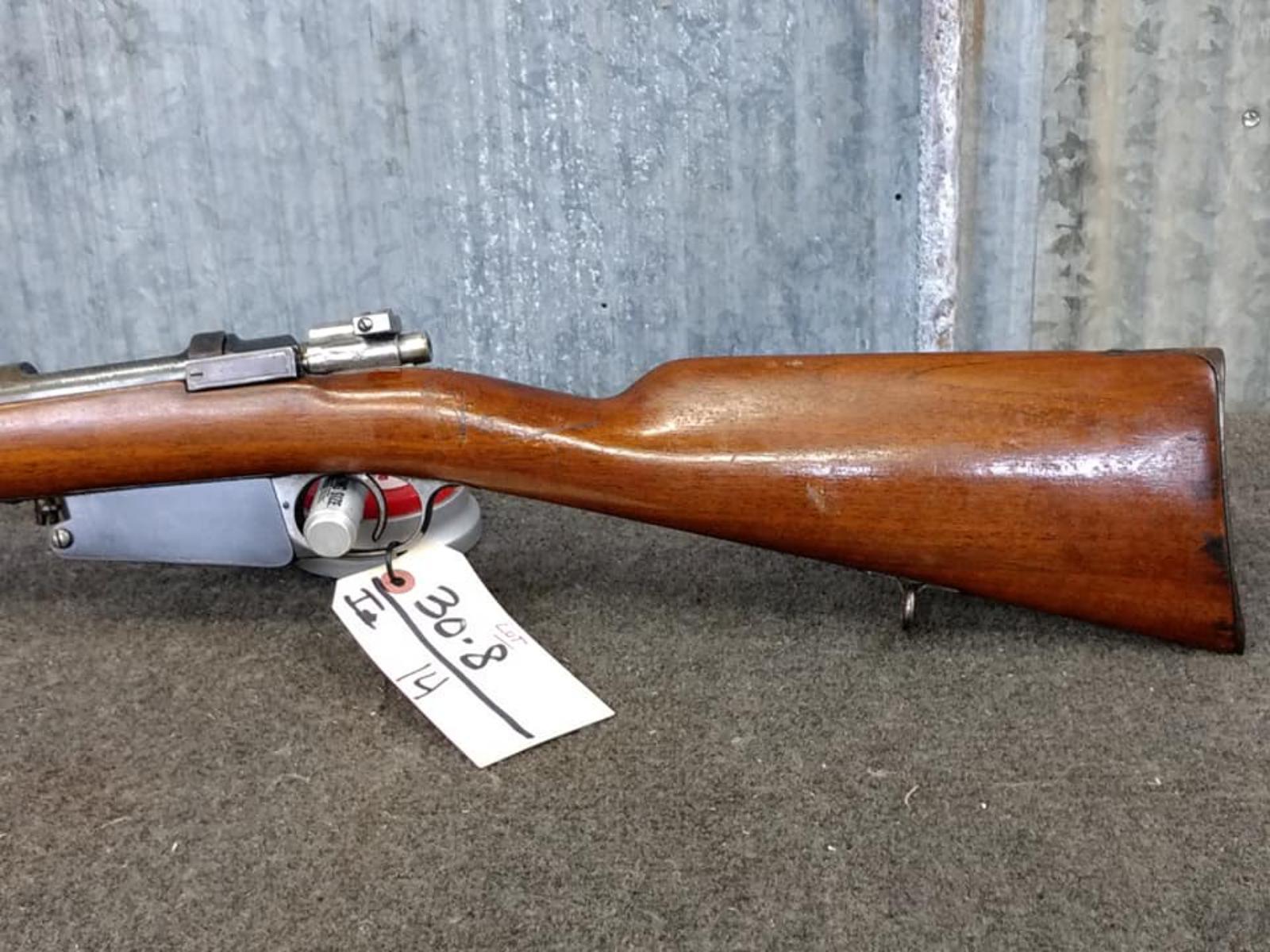 1891 Argentinian Mauser 7.65 Bolt Action Rifle Matching