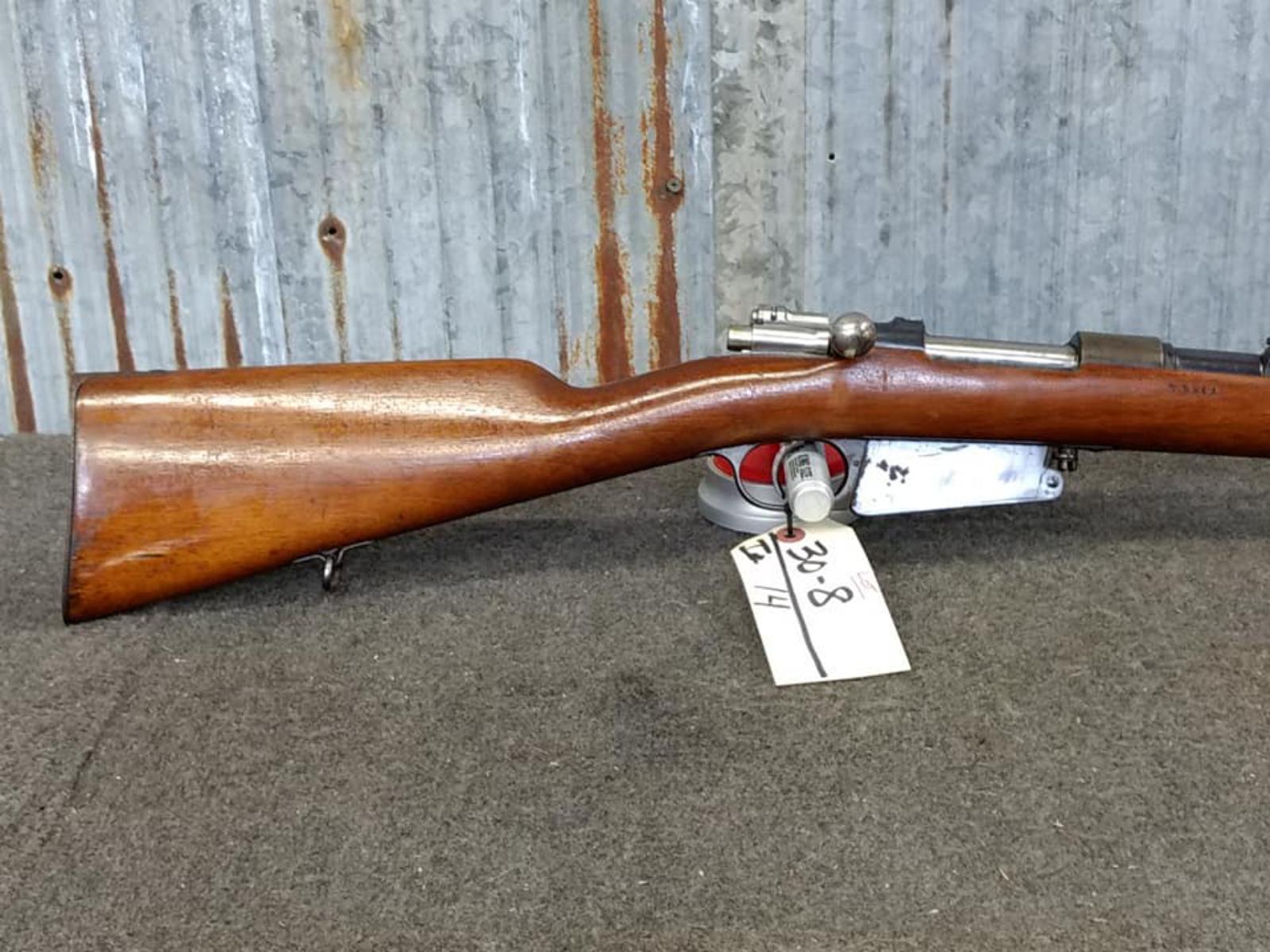 1891 Argentinian Mauser 7.65 Bolt Action Rifle Matching