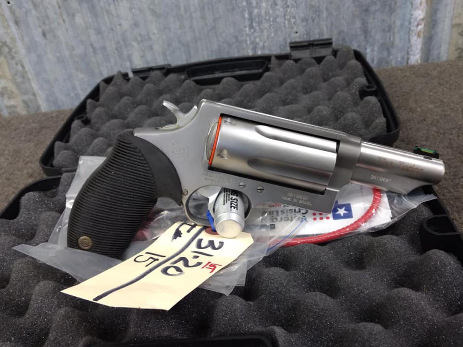 Taurus Judge 45 Long Colt /410 Revolver New Gun Stainless 3" Barrel