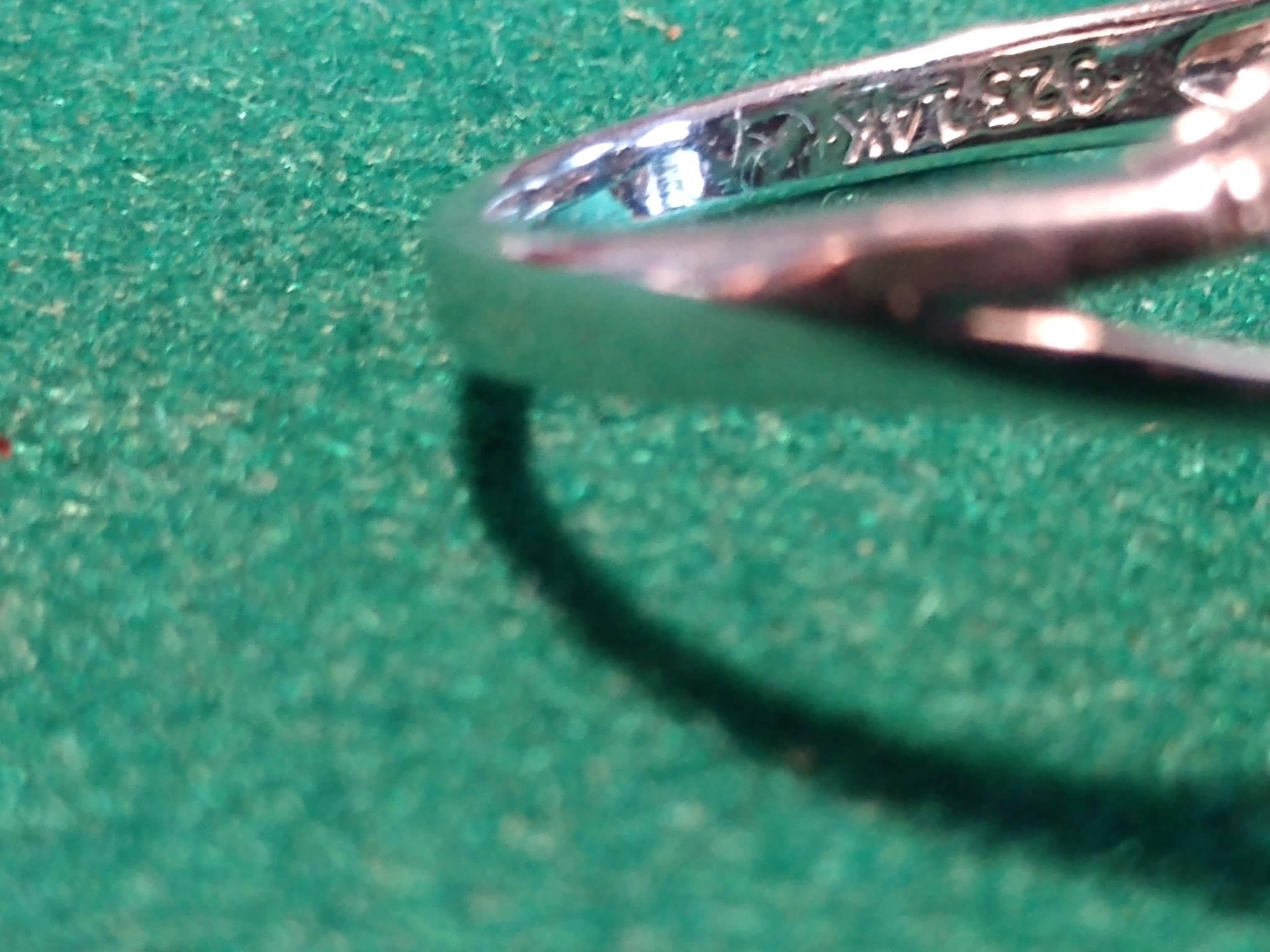 14kt & Sterling Silver Genuine Tiger Eye & Diamond Ring