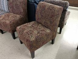 Brand New Simmons Paisley Pattern Occasional Chair