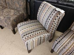 Brand New Simmons Geometric Pattern Occasional Chair