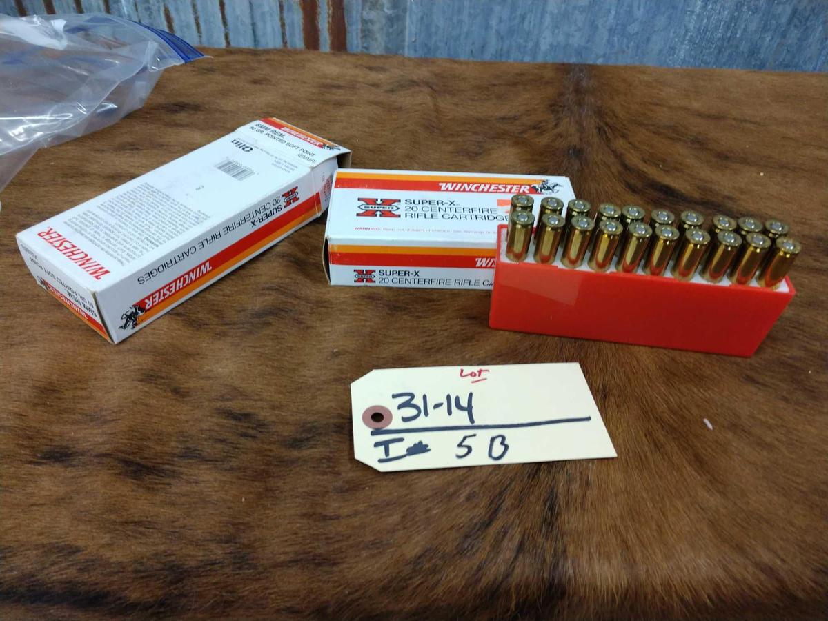 Two full boxes 6 mm Rem ammo